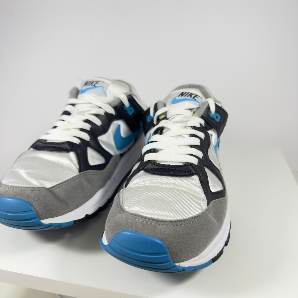 Nike Air Span II Recrafted Mens Size 11 Grey Blue White AH8047-001 Sneakers - Picture 3 of 15